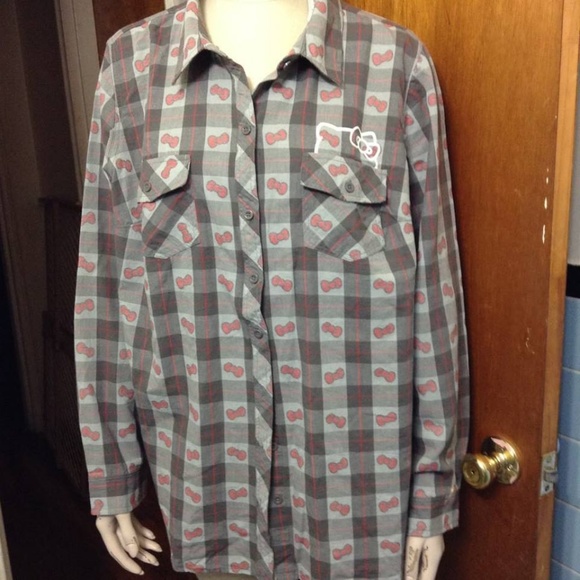 Torrid Tops - Torrid Hello Kitty Button Down Shirt